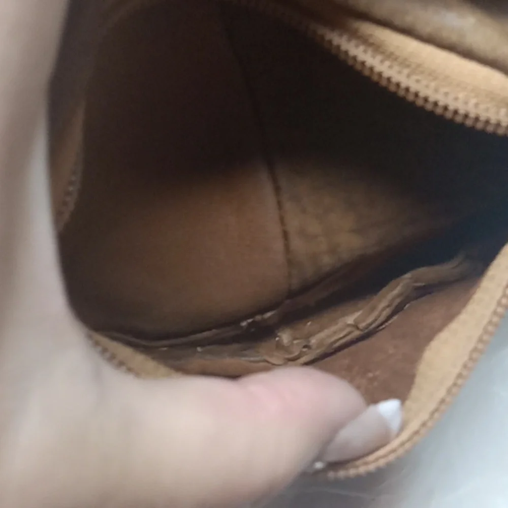 Brown leather Fannie pack crossbody